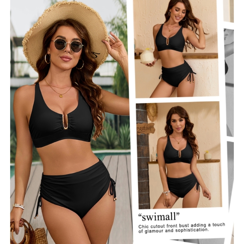 Elegant Black Bikini Set - Picture 1 of 4